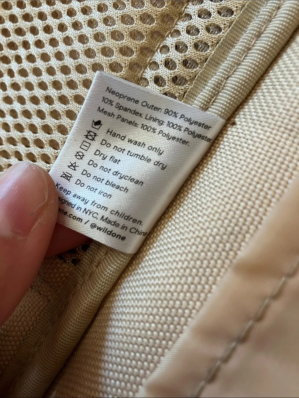 Wild One Airline Soft Mesh Beige Tan Small Pet Carrier 18 Inches